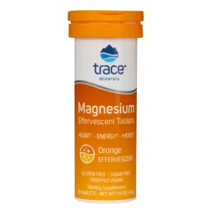 Trace Minerals Magnesíum freyðitöflur #appelsínubragð