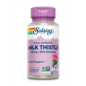Solaray Milk Thistle Seed Extract 60 vegan hylki