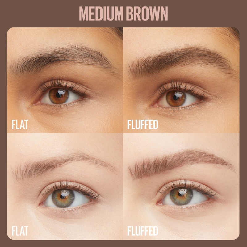 Maybelline Superfluff Brow Mousse #Medium Brown - 257 (3)
