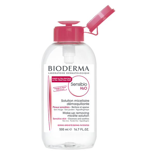 Bioderma SENSIBIO H2O andlits-og farðahreinsir með pumpu 500 ml. (1)