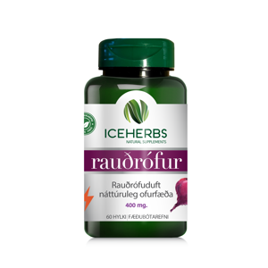 Iceherbs rauðrófuduft 60 hylki