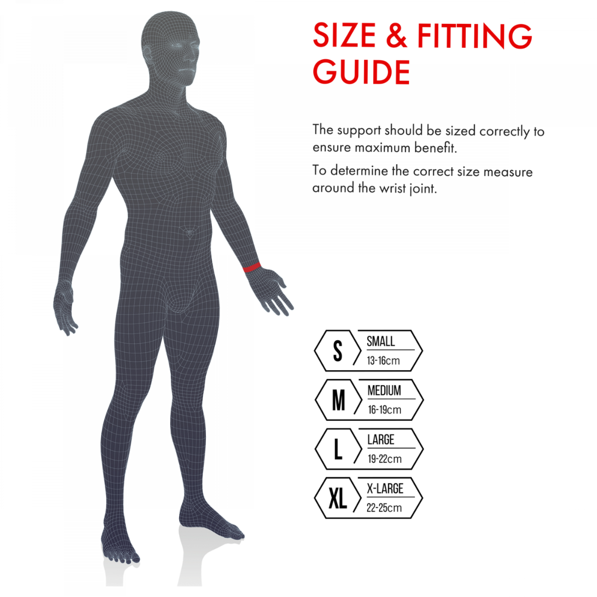 Vulkan Wrist Support long 13-16 cm. #small (2)