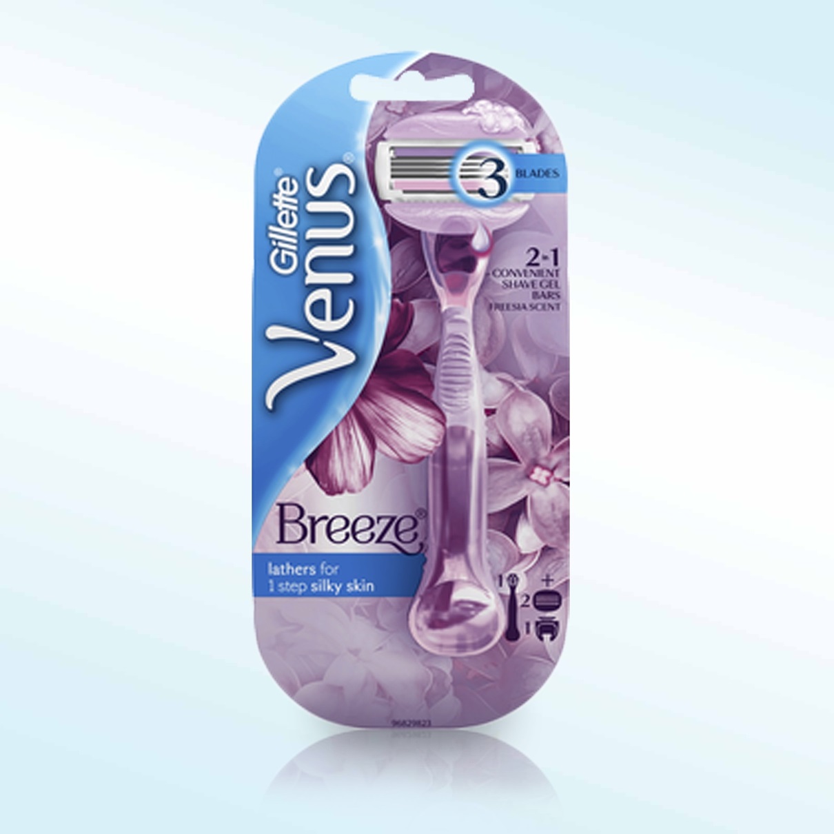 Gillette Venus Breeze rakvél með miklu geli