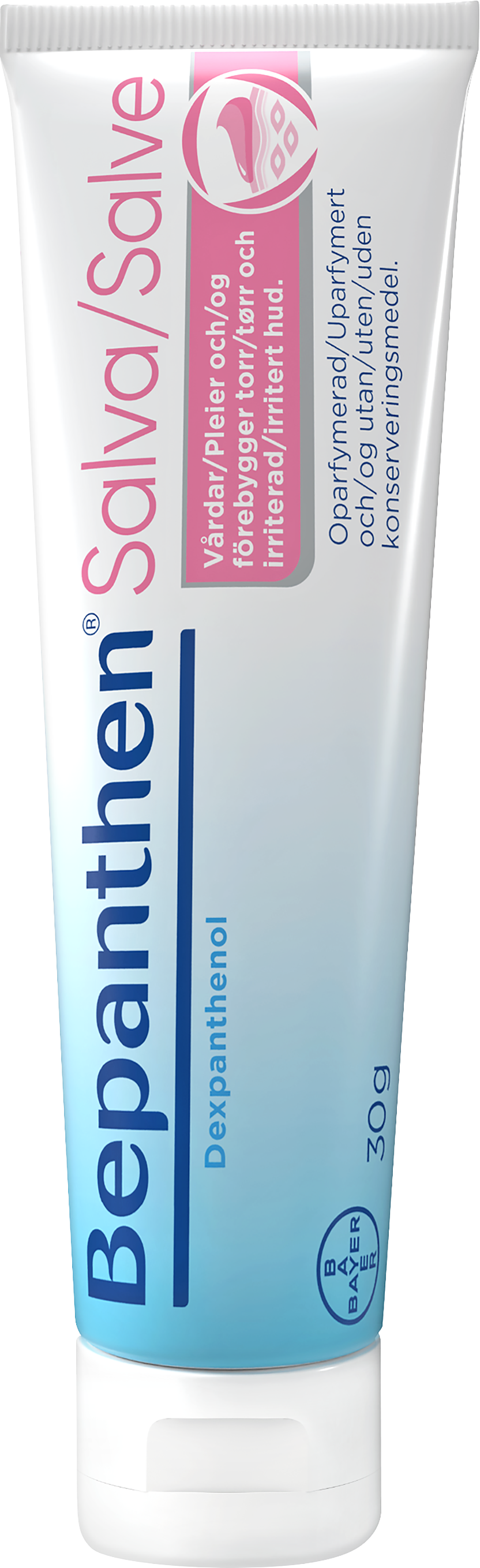 Bepanthen smyrsli á bossa, fætur, hendur og kinnar 5% 30 gr.