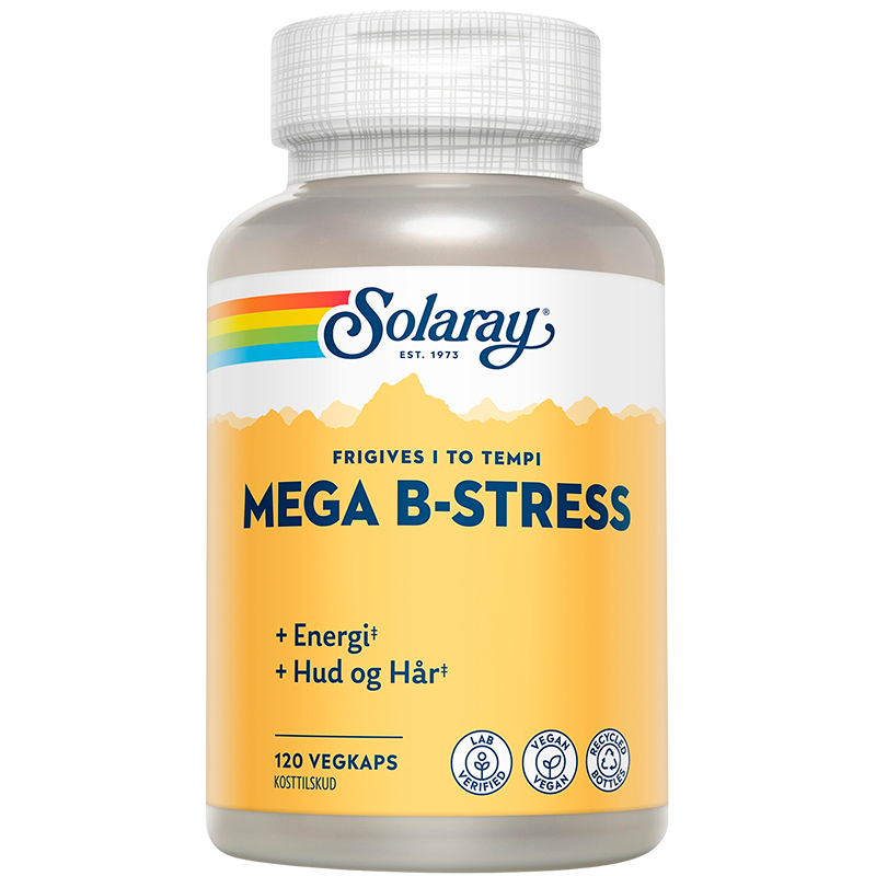 Solaray Mega B-stress 120 stk.