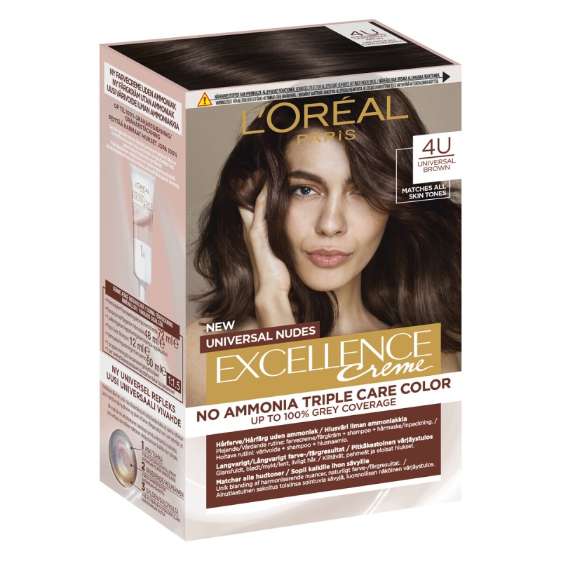 L'Oreal Paris Excellence Creme Universal Nude #4U Brown