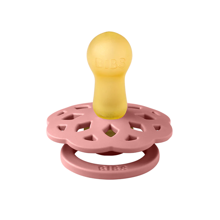 BIBS Boheme Dusty Pink / Coral Latex 6 mán+ #stærð 2 (1)