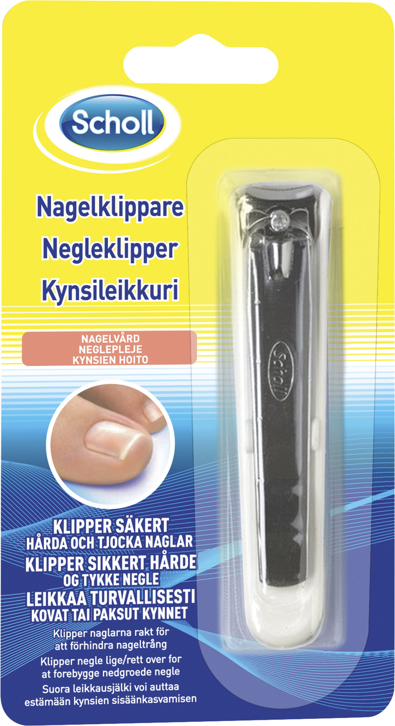 Scholl naglaklippur með safnhólfi