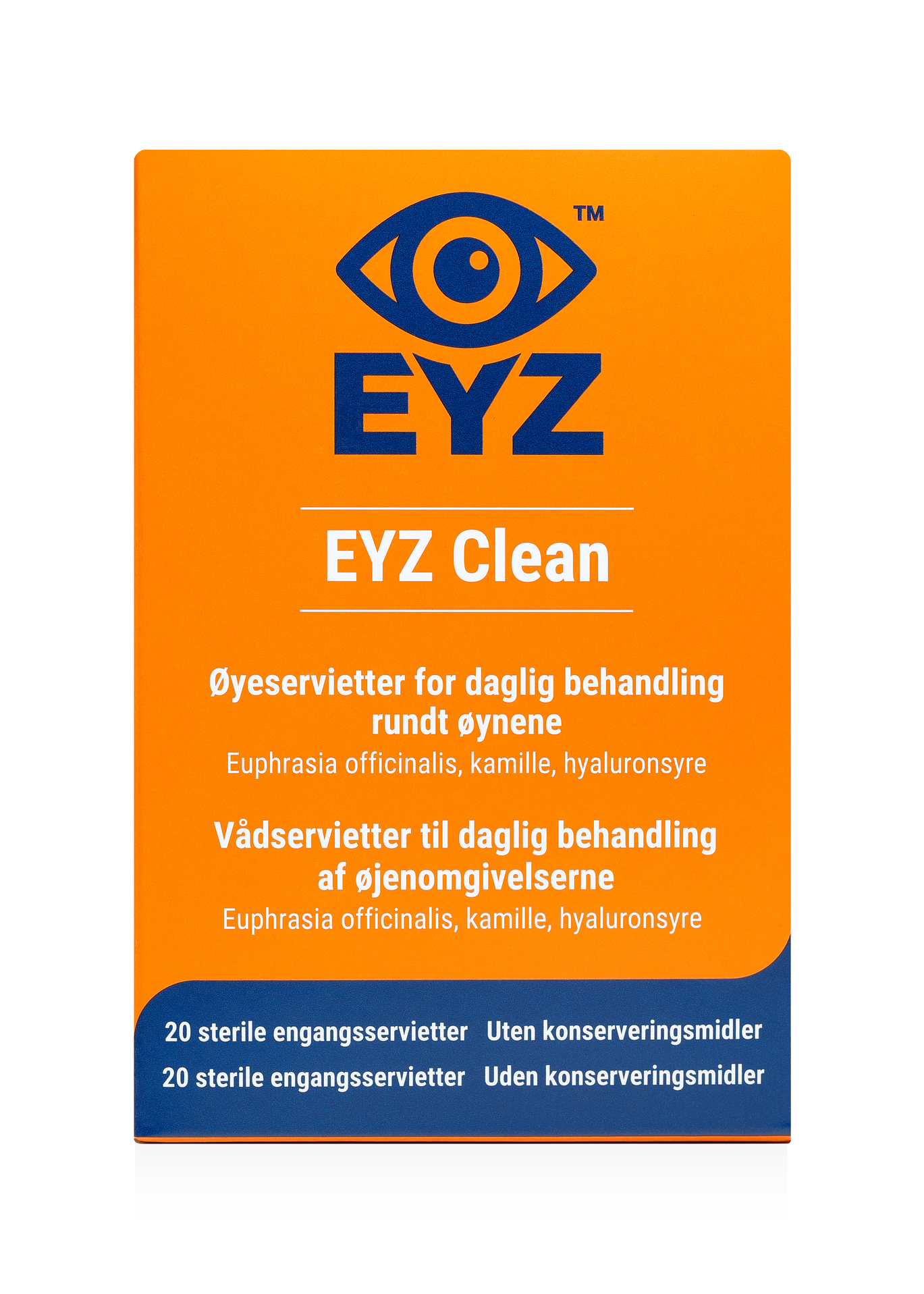 EYZ Clean hreinsi blautklútar 20 stk.