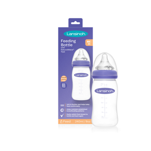 Lansinoh peli með túttu 240 ml. #Medium Flow