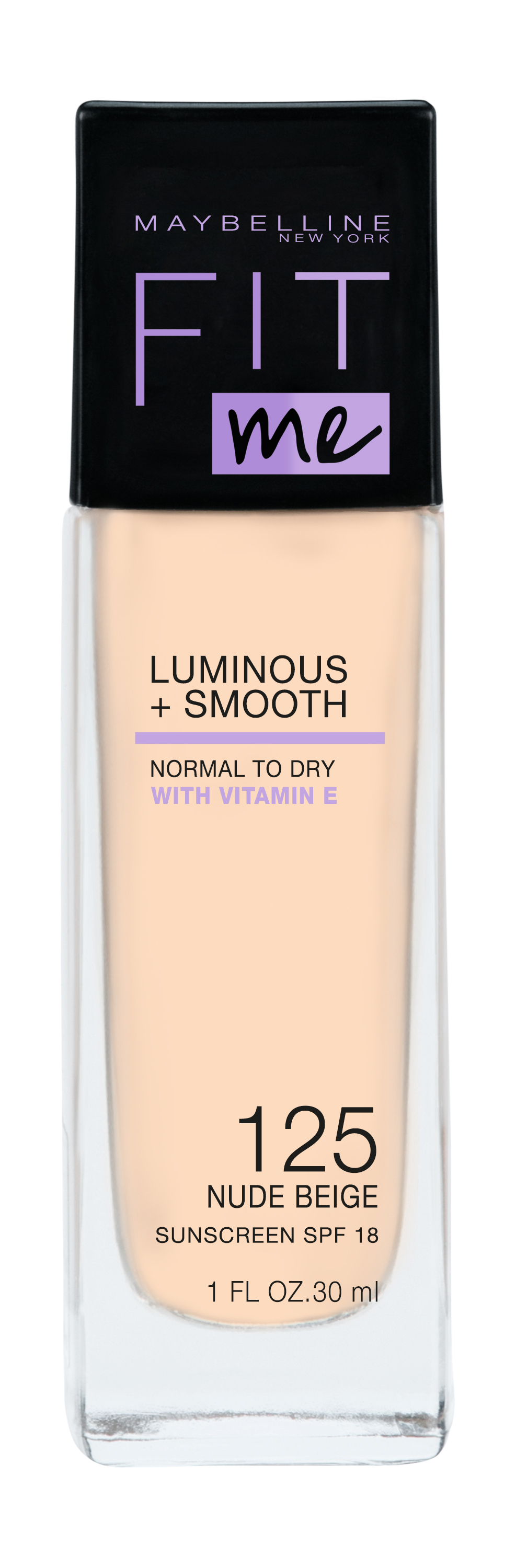 Maybelline Fit Me Luminous + Smooth farði #125 Nude