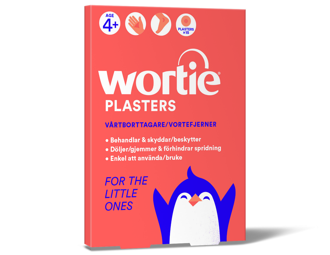 Wortie vörtu plástrar 15 stk.