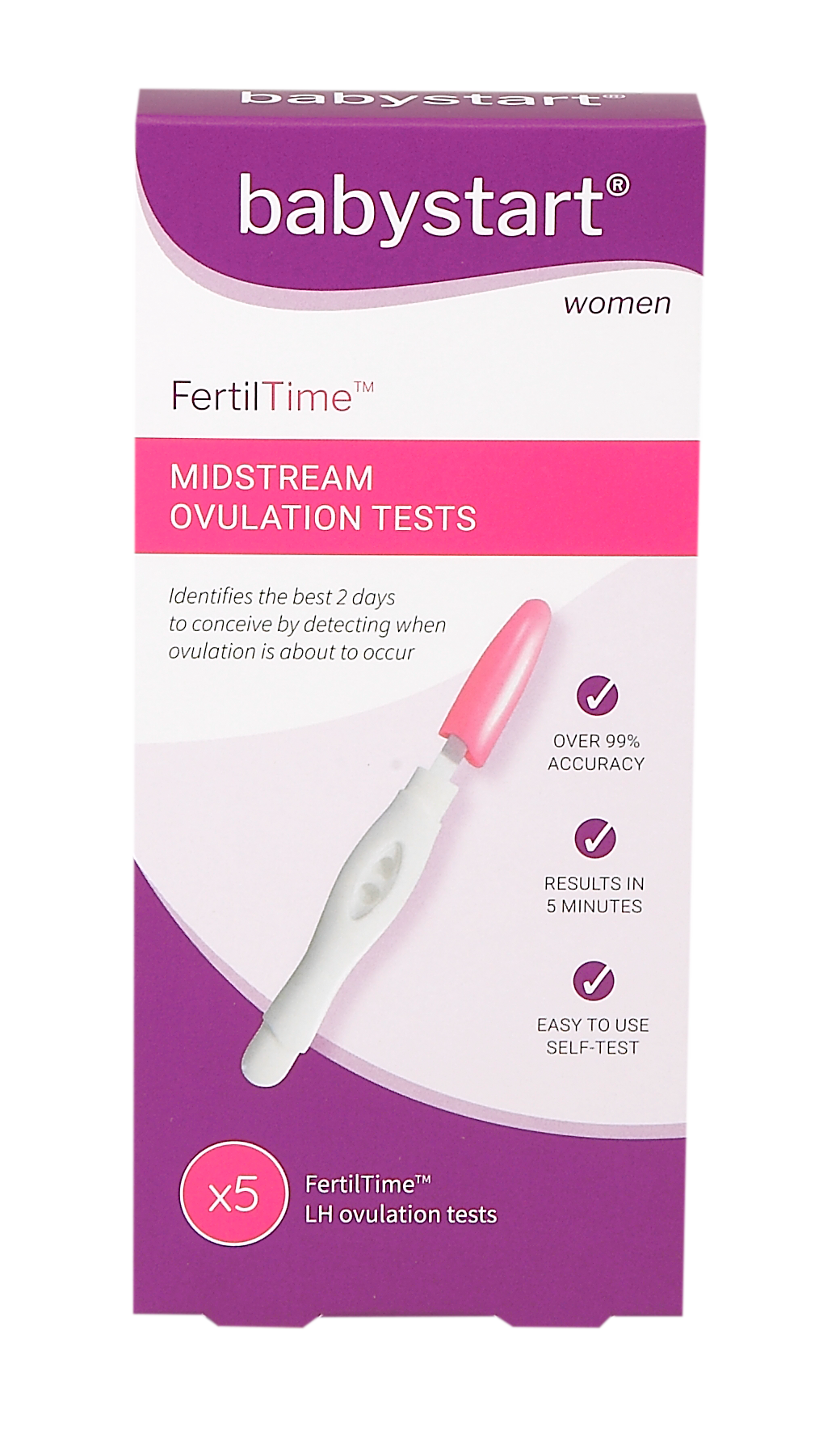 Babystart FertilTime egglospróf 5 stk.