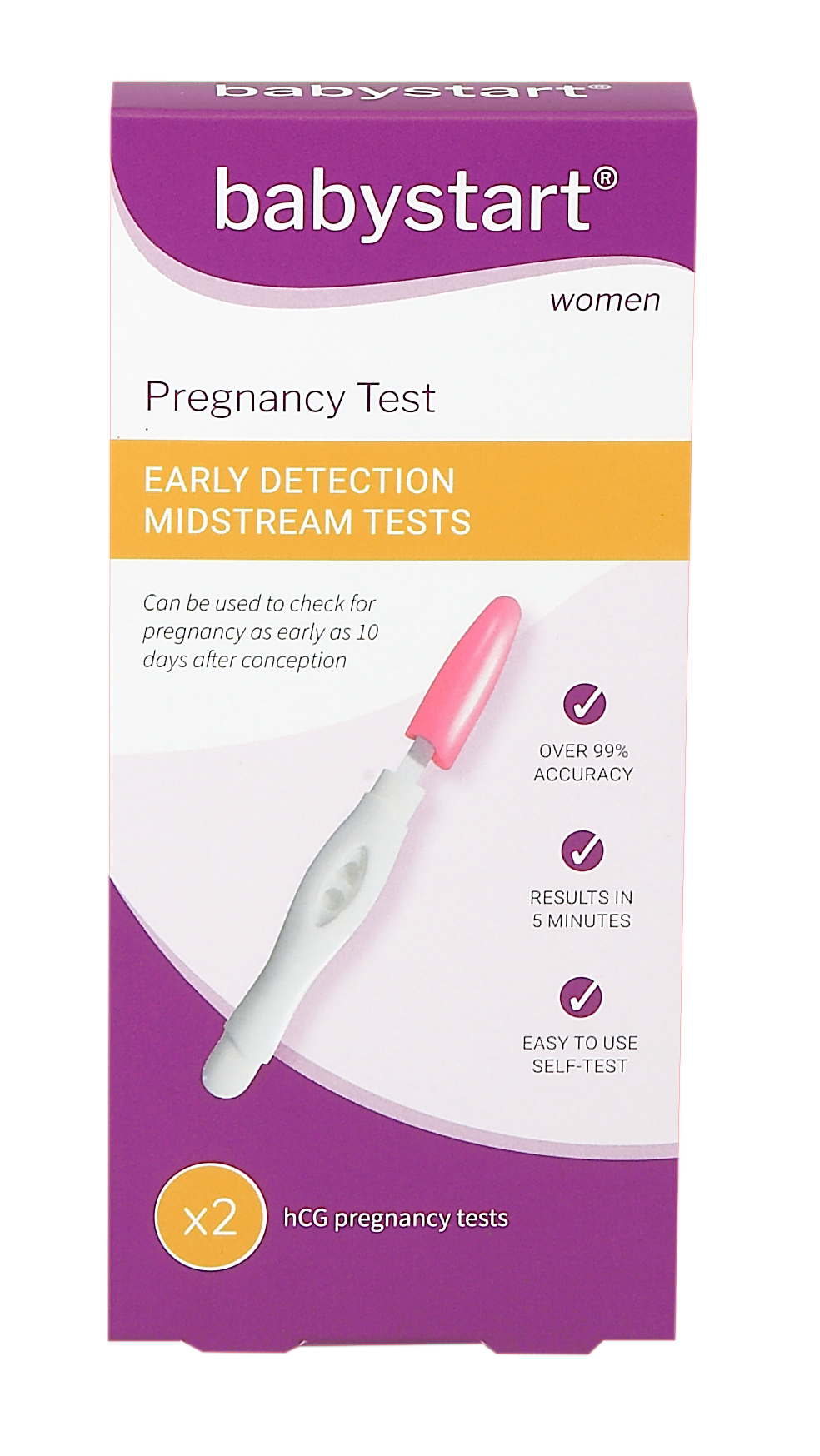 Babystart Pregnancy Early Detection þungunarpróf 2 stk.