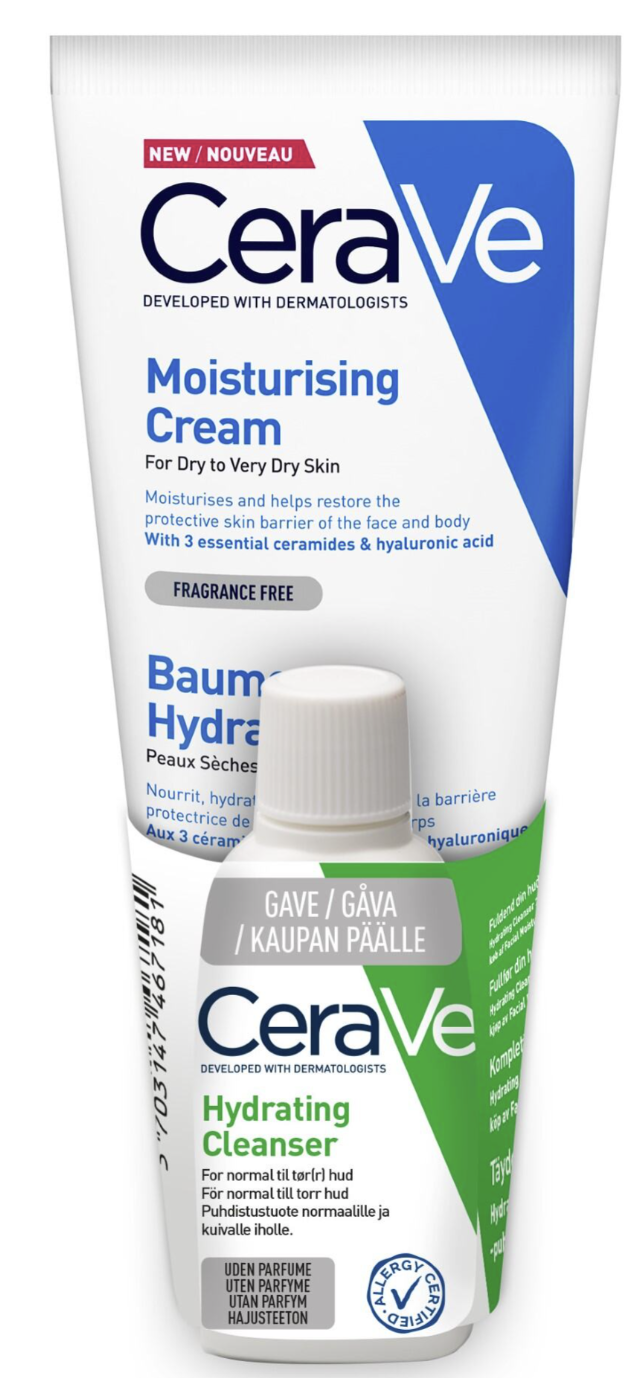CeraVe Moisturising Cream 170 ml. + Hydrating Cleanser 20 ml.