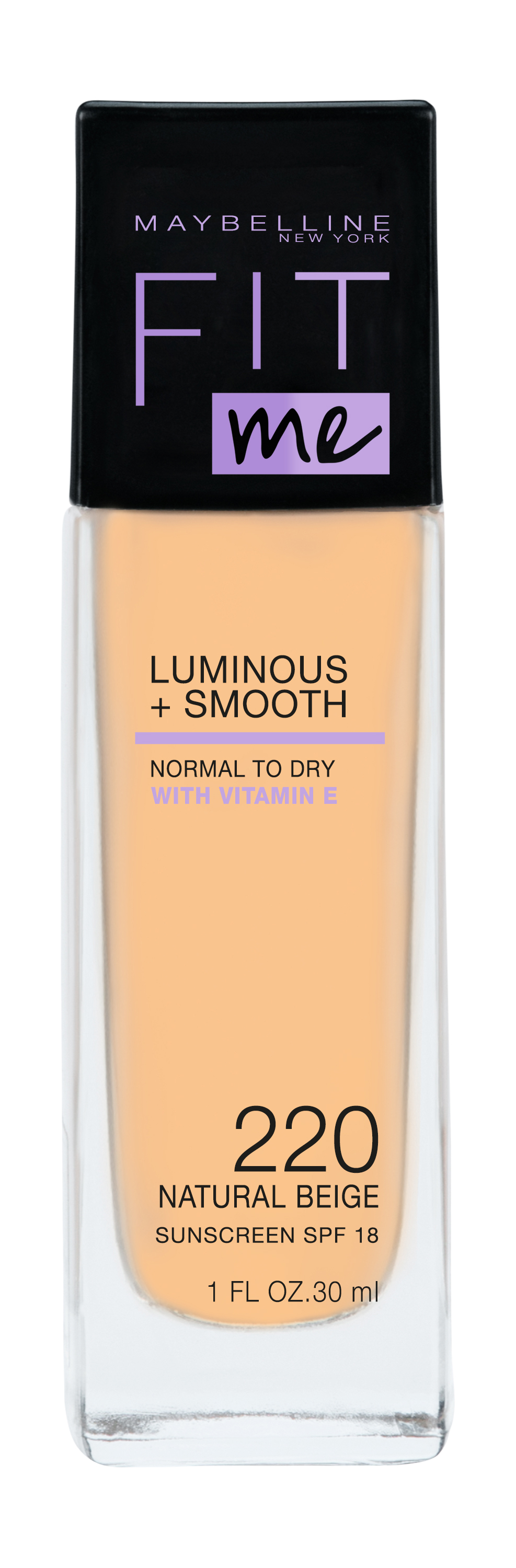 Maybelline Fit Me Luminous + Smooth farði #220 Natur