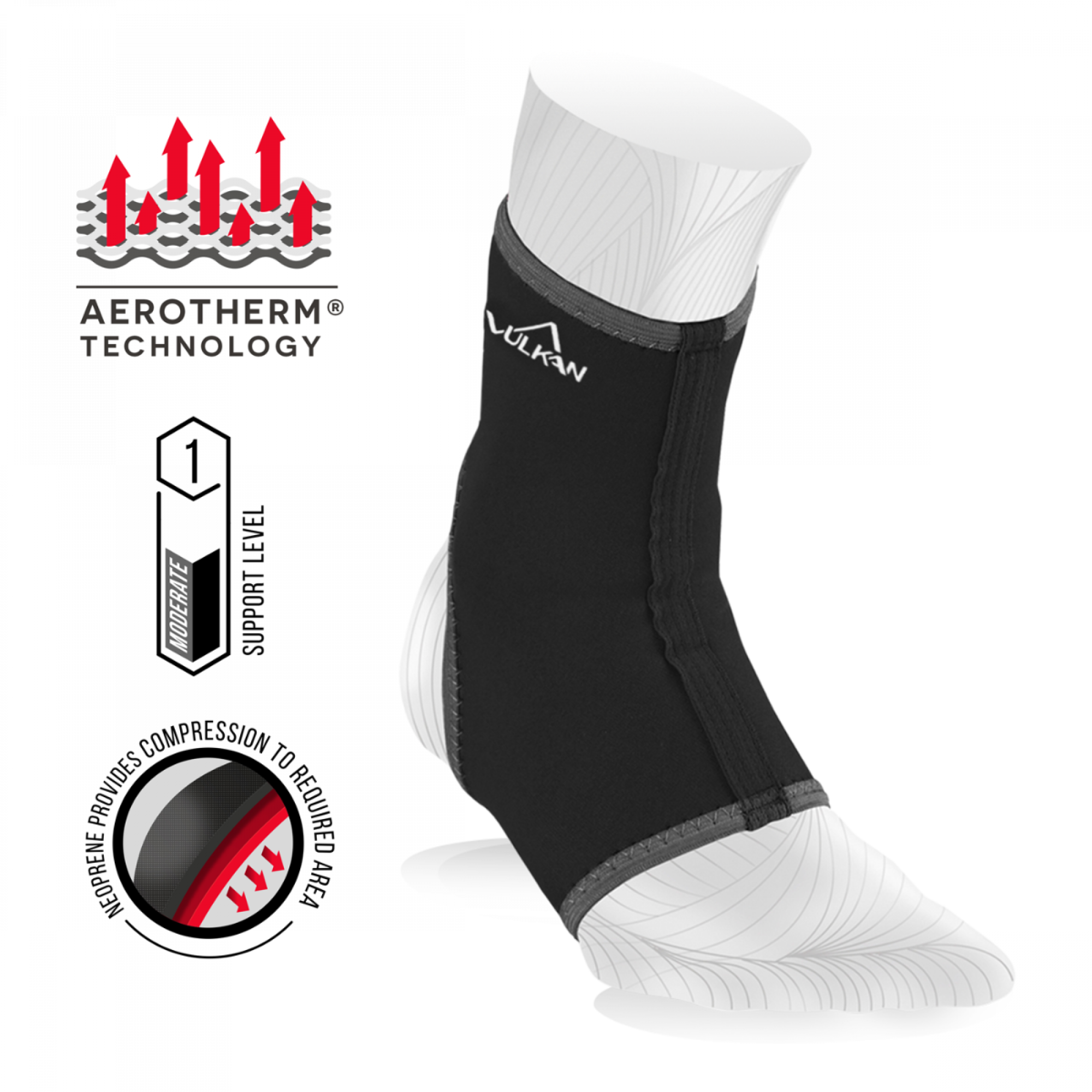 Vulkan ökklahlifar 19-22 cm. #Small (5)