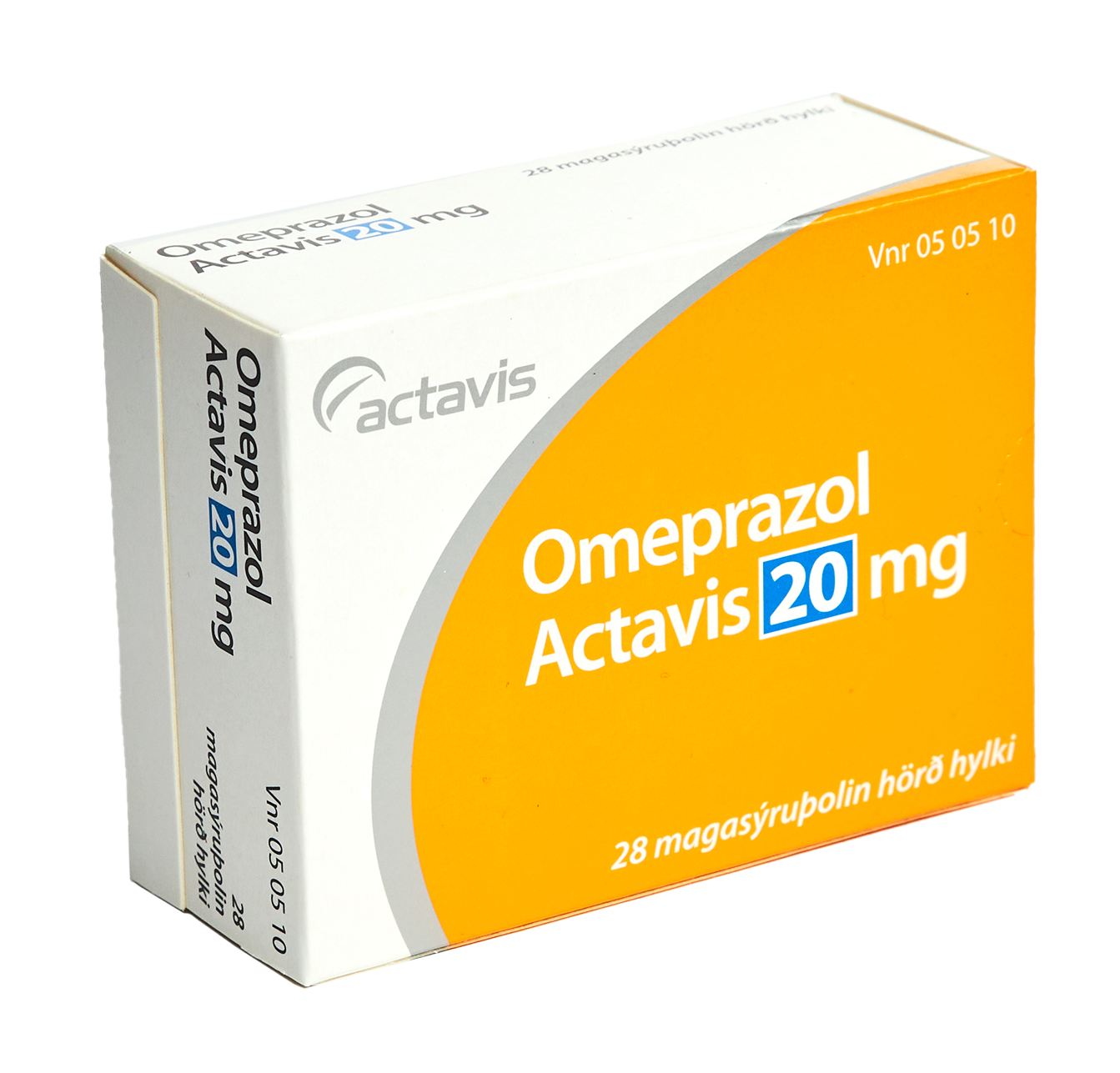 050510 Omeprazol Actavis Magasýruþolið Hart Hylki 20 Mg. 28 Stk