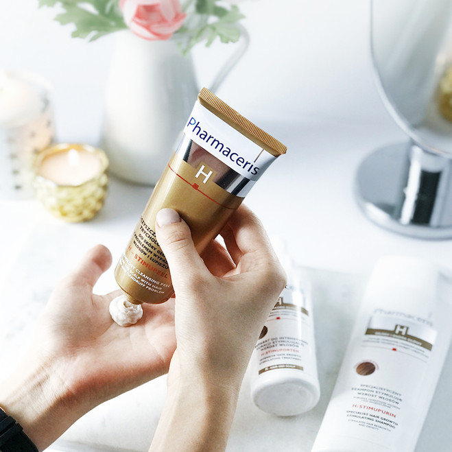 Pharmaceris H-Stimupeel Trichology hreinsimaski fyrir hársvörð 125 ml. (2)