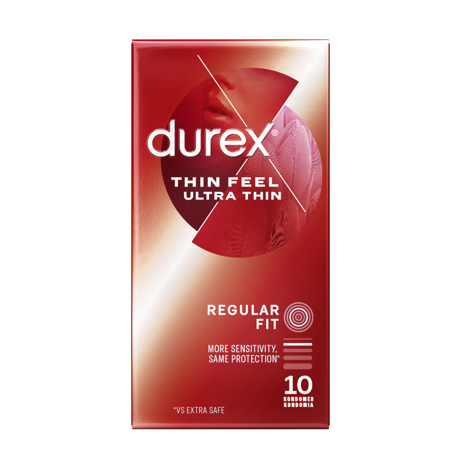 Durex Feel Ultra Thin smokkar 10 stk.