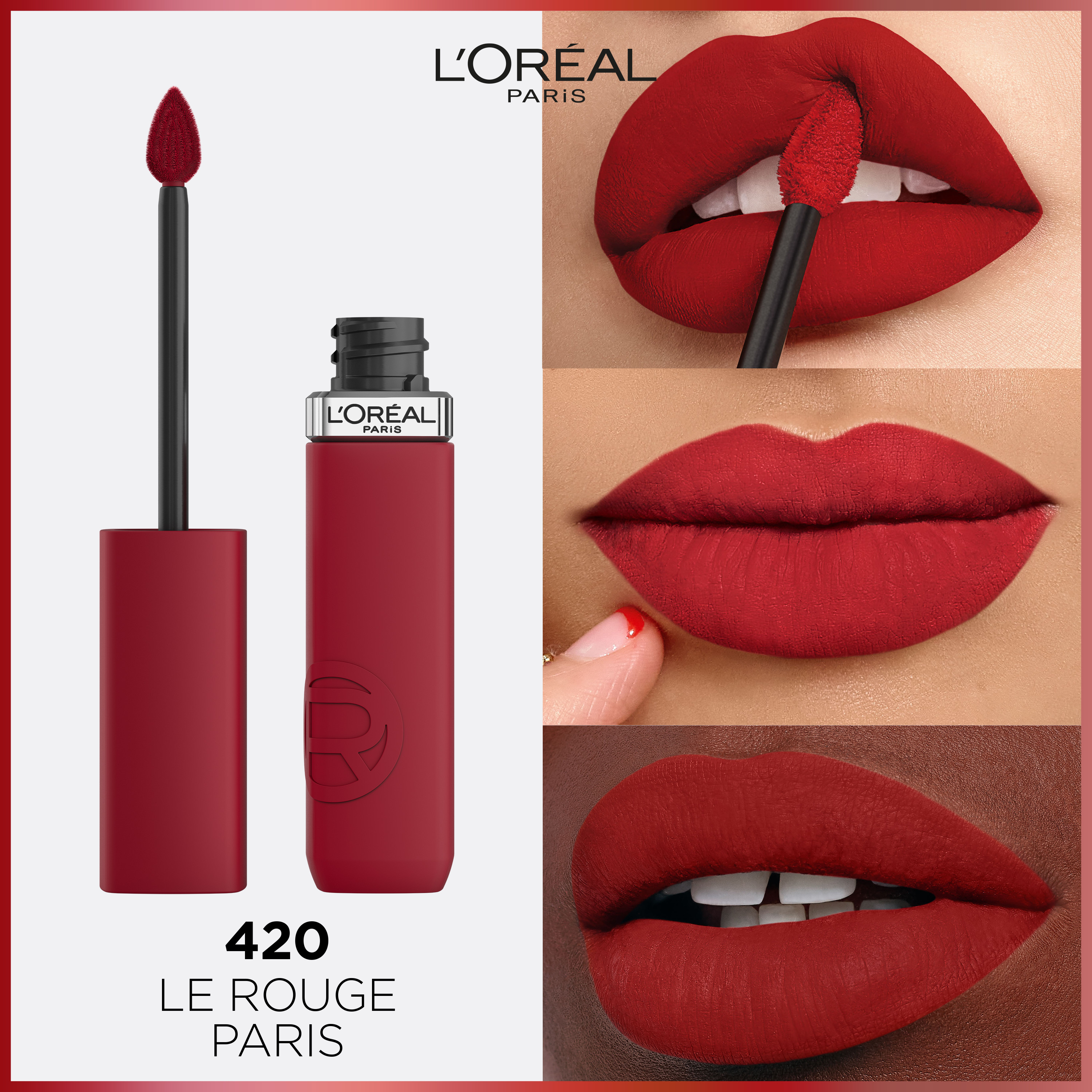 L'Oreal Infallible Matte Resistance #420 LeRougeParis (1)
