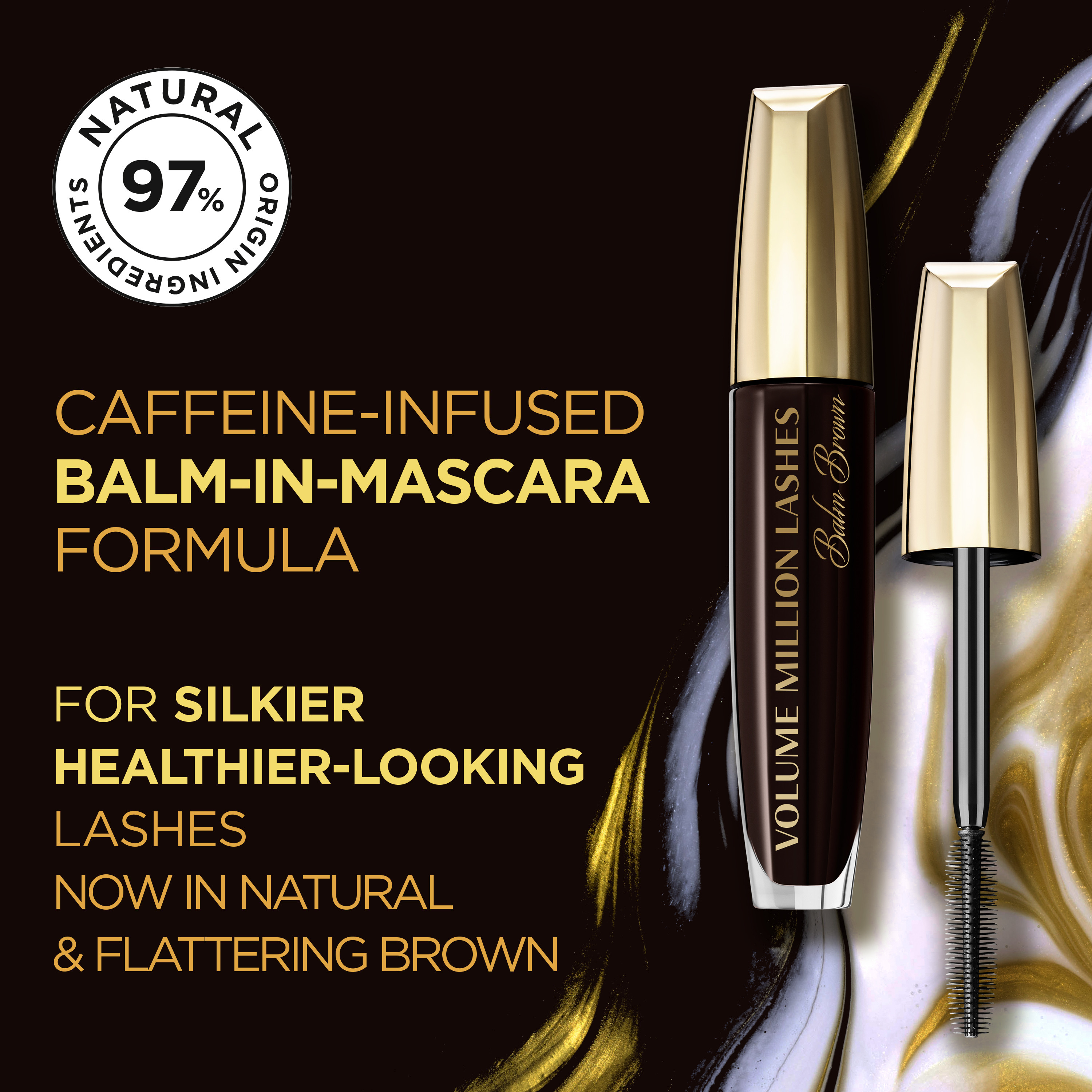 L'Oreal Volume Million Lashes Balm maskari #Brown (7)