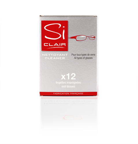 Siclair blautklútar fyrir gleraugu 12 stk.