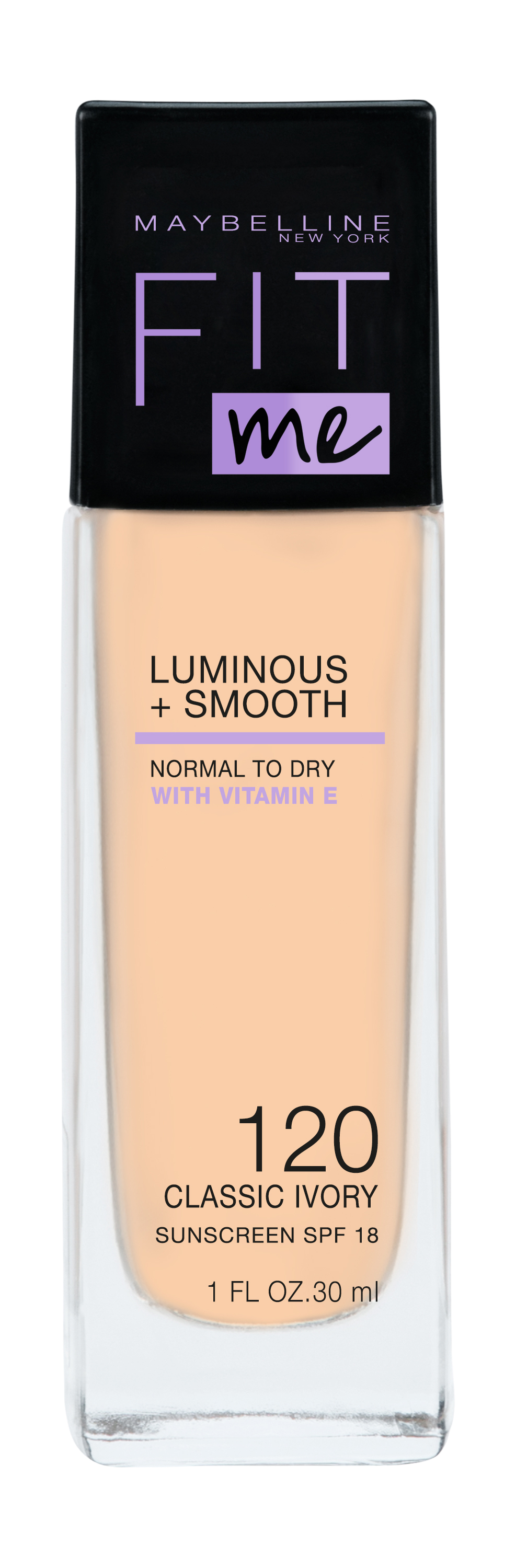 Maybelline Fit Me Luminous + Smooth farði #120 Classic Ivory