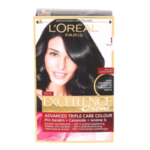 L'Oreal Excellence hárlitur nr. 1 #Svartur