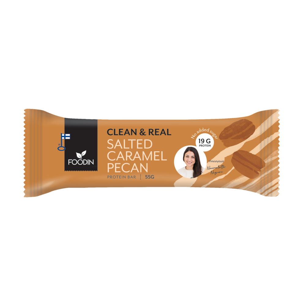Foodin Clean & Real Salted Caramel Pecan 55 gr.