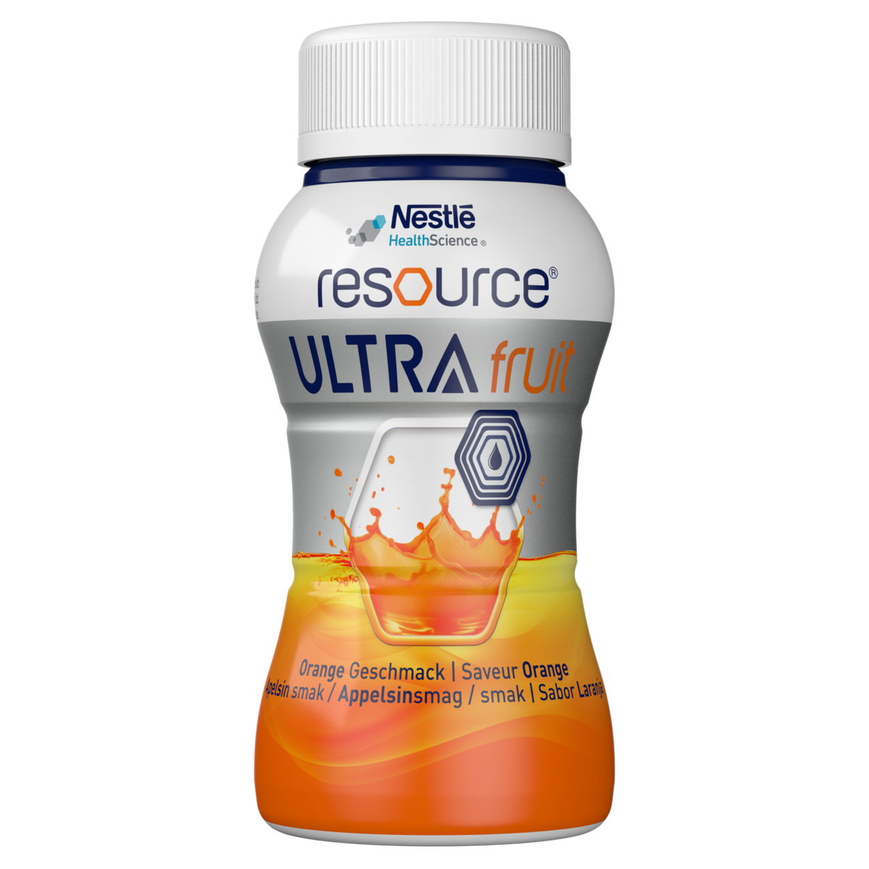 Resource Ultra Fruit 200 ml., 4 stk. #appelsínubragð