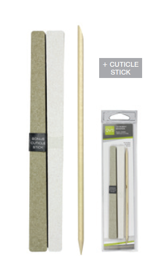 QVS pappírsnaglaþjalir 14.5 cm. 10 stk.