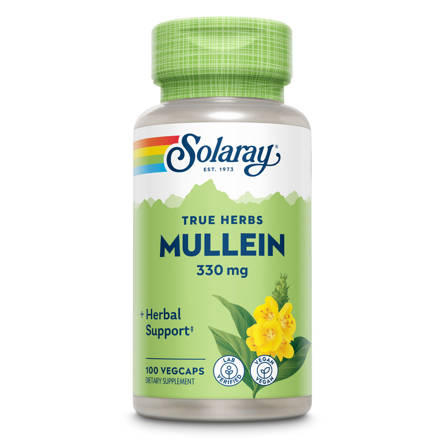 Solaray Mullein Leaf 330mg 100 hylki