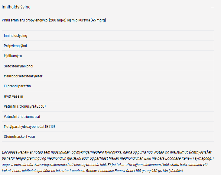 Locobase Renew 490 gr. (1)