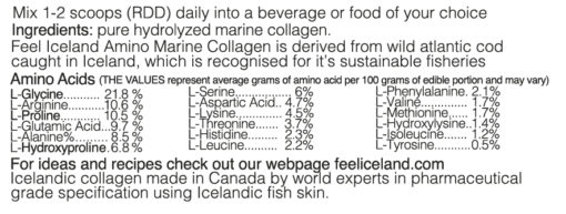 Feel Iceland Marine Amino kollagen 140 gr. (8)