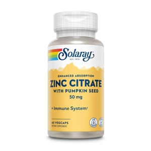Solaray Zinc Citrate 60 hylki