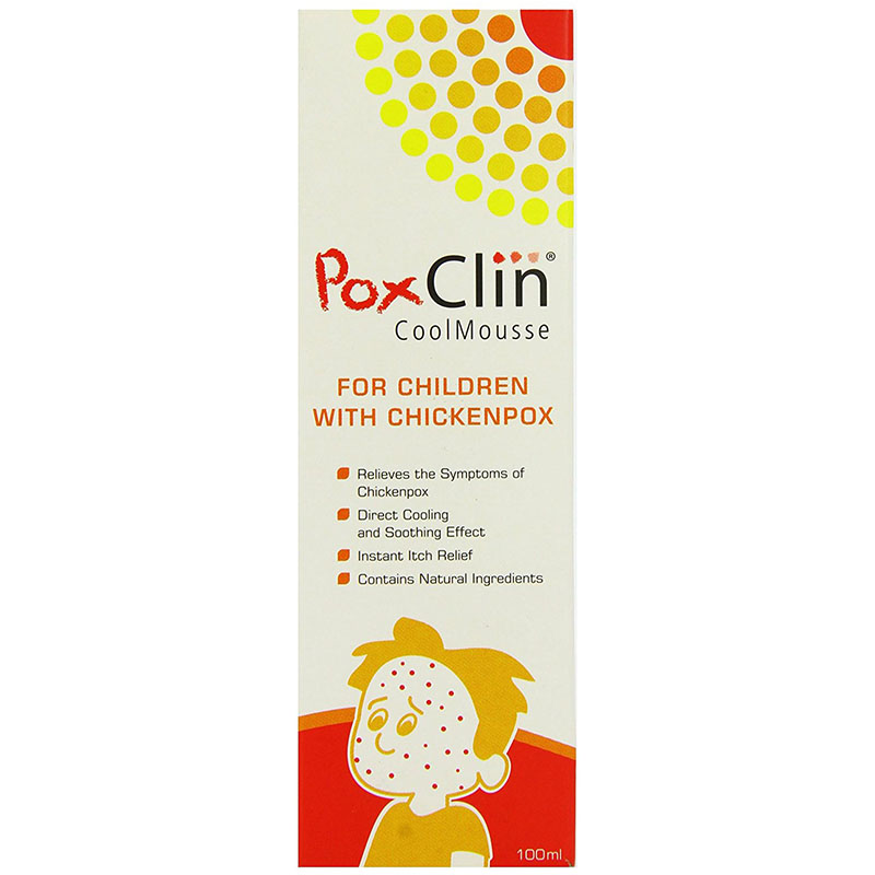 PoxClin CoolMousse við hlaupabólu 100 ml.