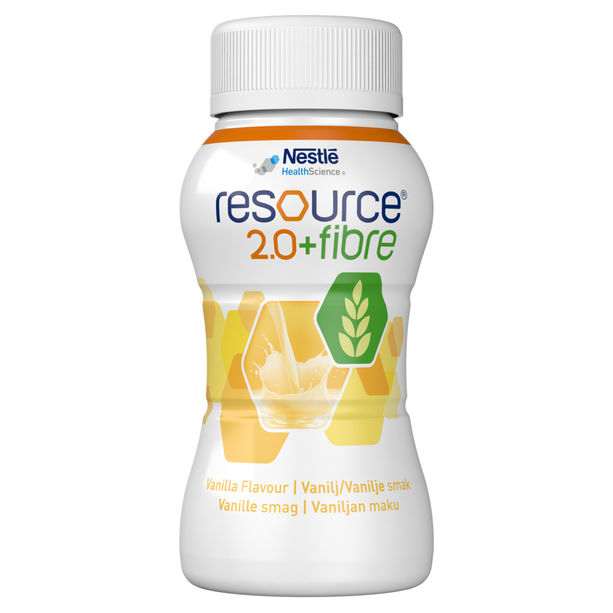 Resource 2.0 + trefjar vanillubragð 4 x 200 ml.