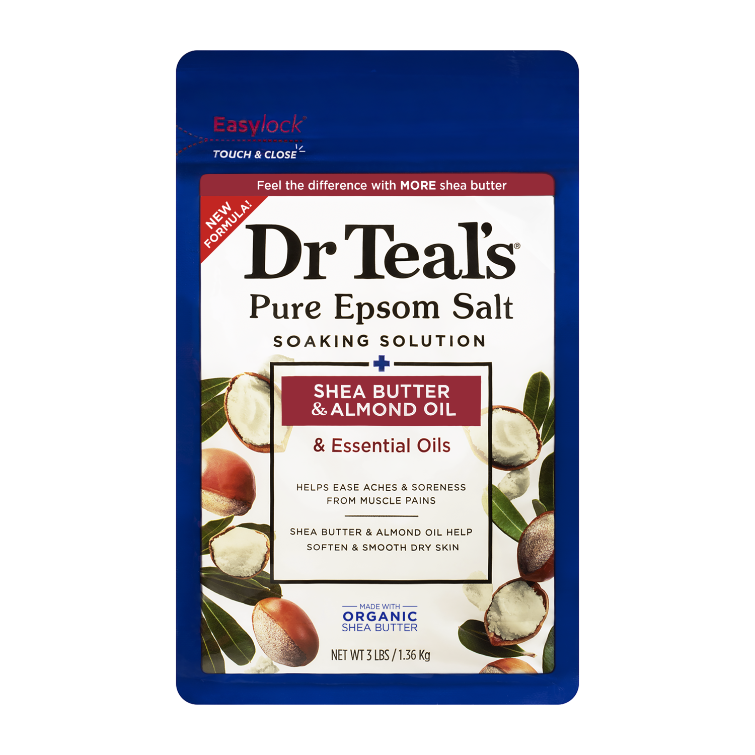 Dr.Teals Shea Butter & Almond Salts 1.36kg