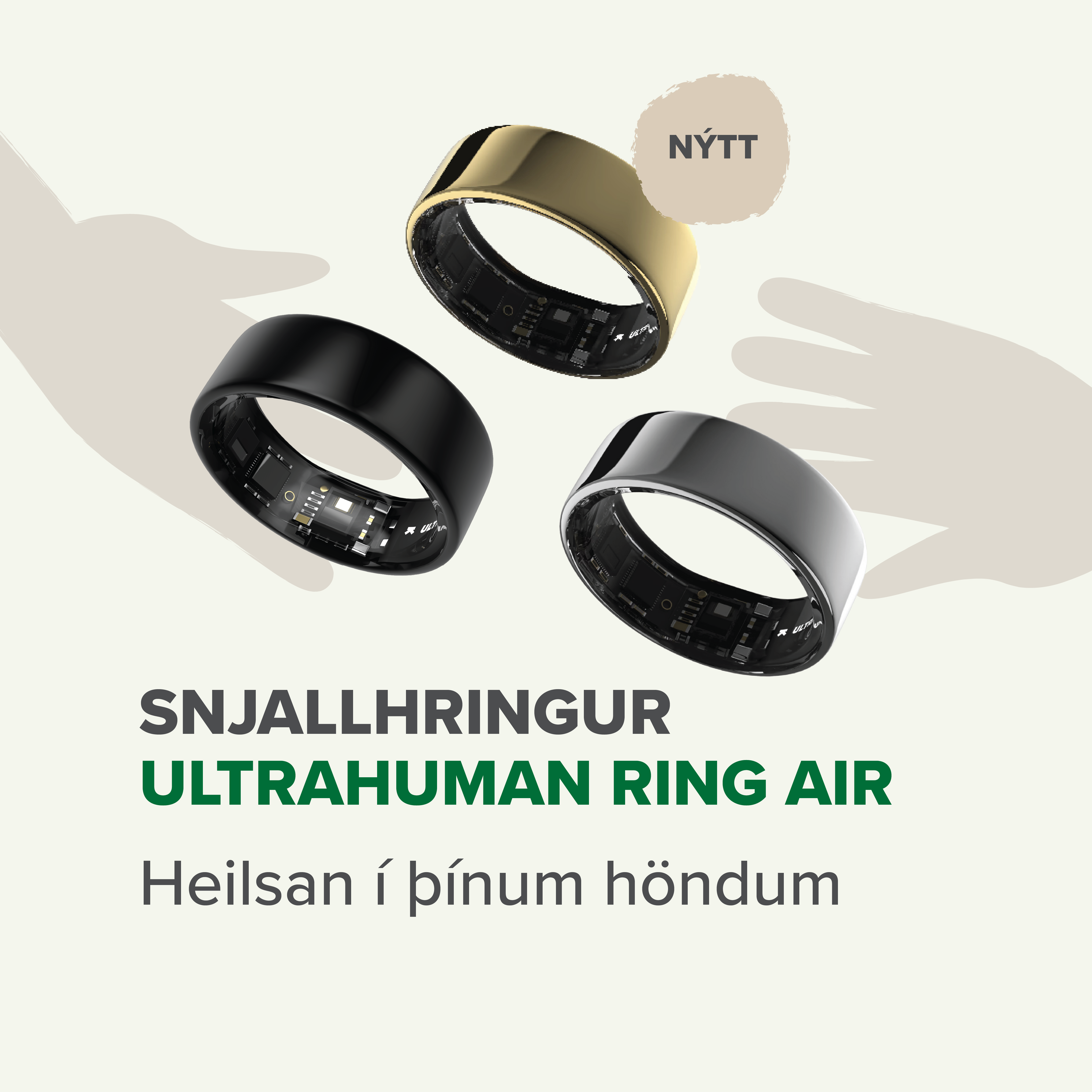Ultrahuman Ring AIR snjallhringur #3 litir (7)