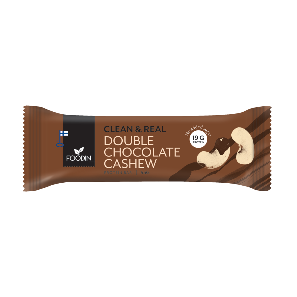 Clean & Real Double Chocolate Cashew 55 gr.