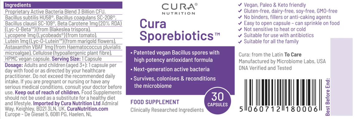 Cura Sporebiotics 30 hylki (2)