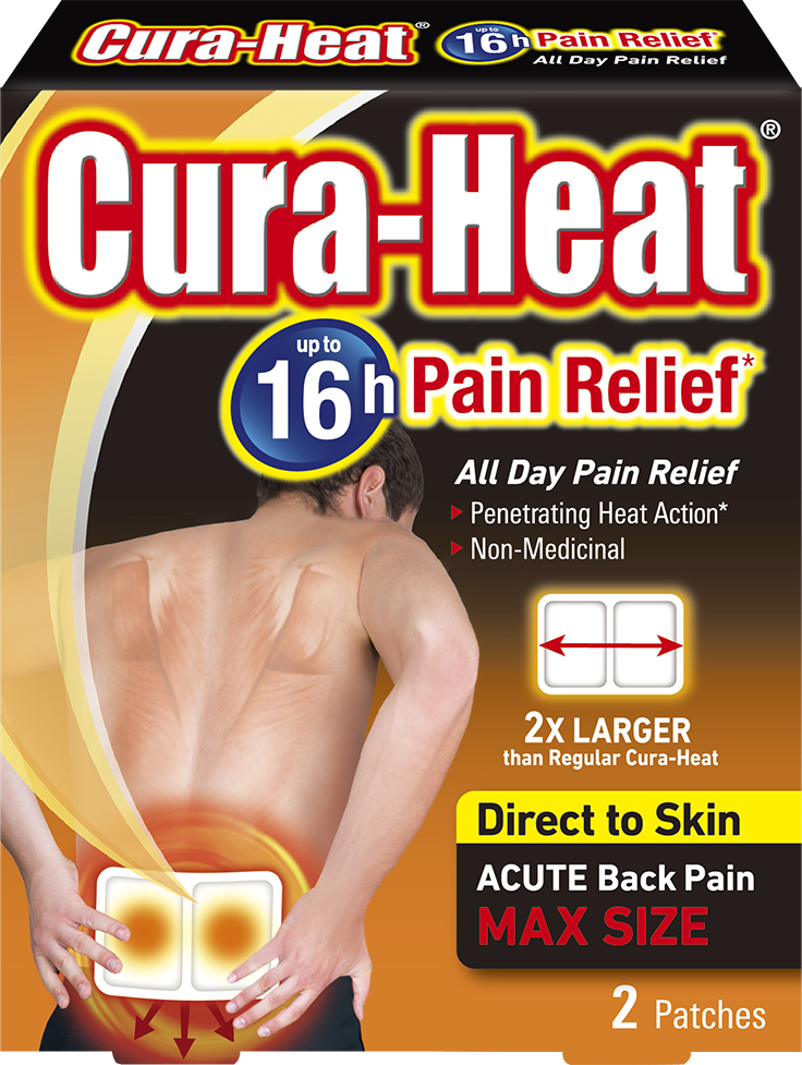 Cura-Heat hitaplástrar 2 stk. #XL