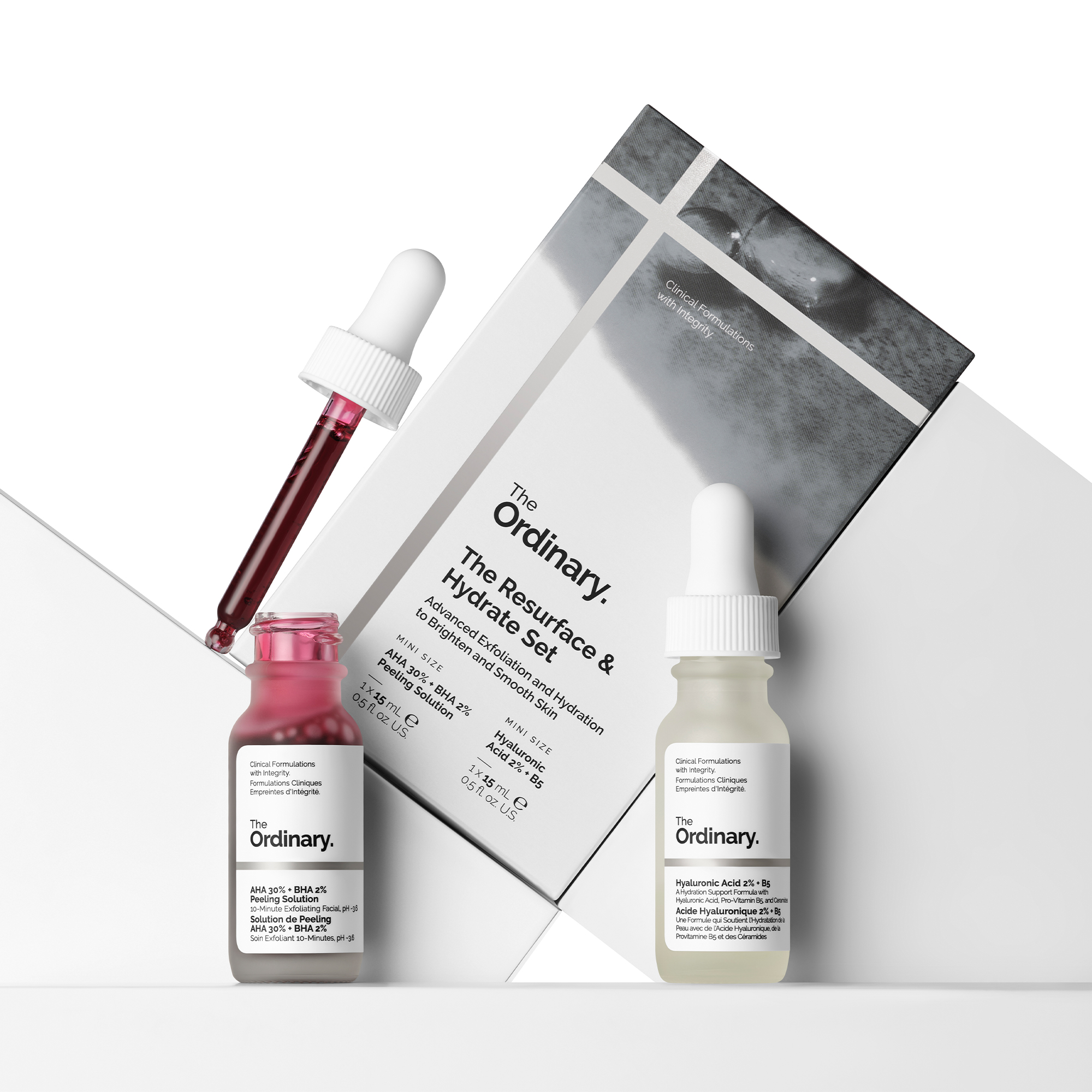 The Ordinary The Resurface & Hydrate gjafakassi (1)