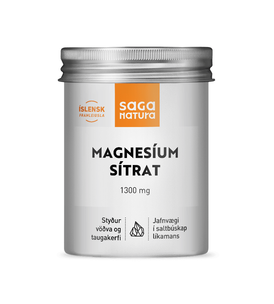 Saganatura Magnesíum Sítrat 60 hylki