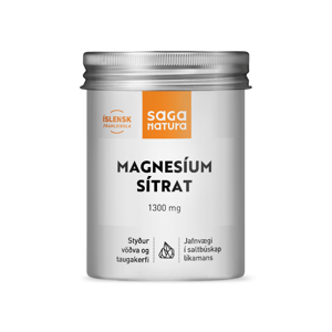 Saganatura Magnesíum Sítrat 60 hylki
