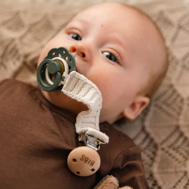 BIBS snudduband prjónað #vanilla (1)