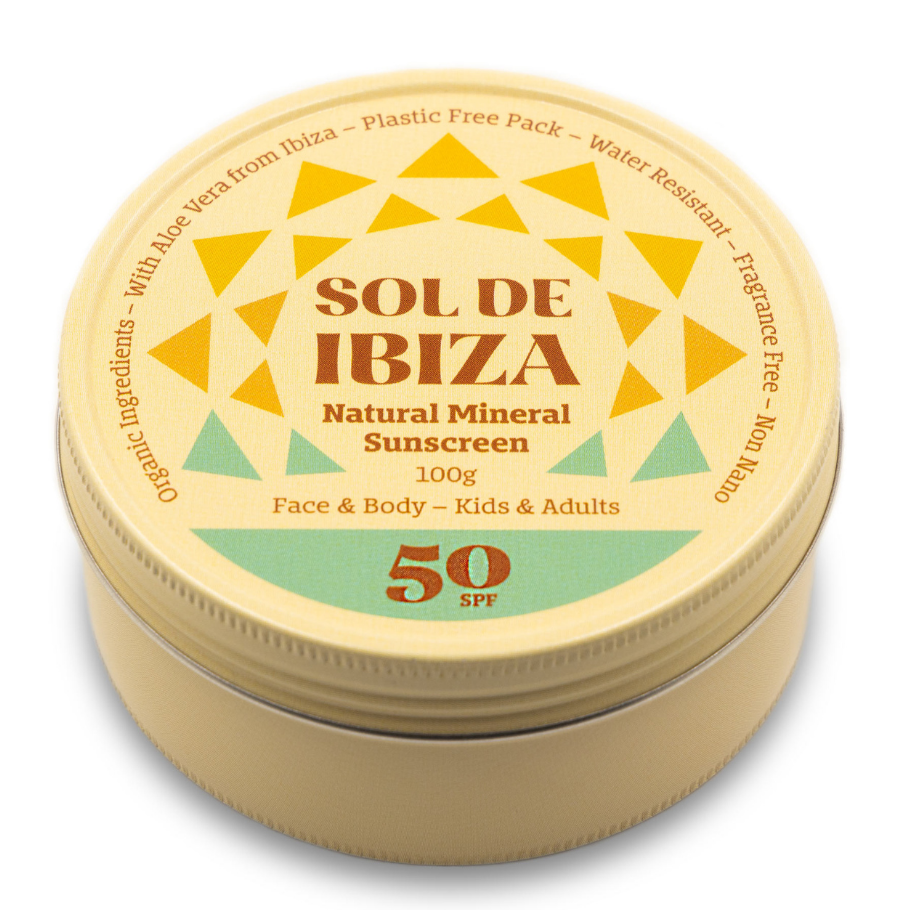 SOL DE IBIZA Mineral Sólarvarnir SPF50, 100 gr. (1)
