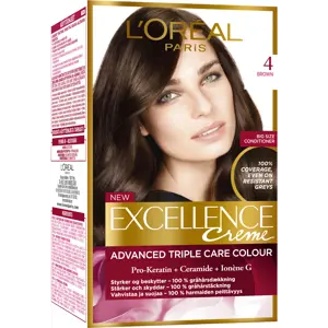 L'Oreal Excellence hárlitur nr. 4 #Brown