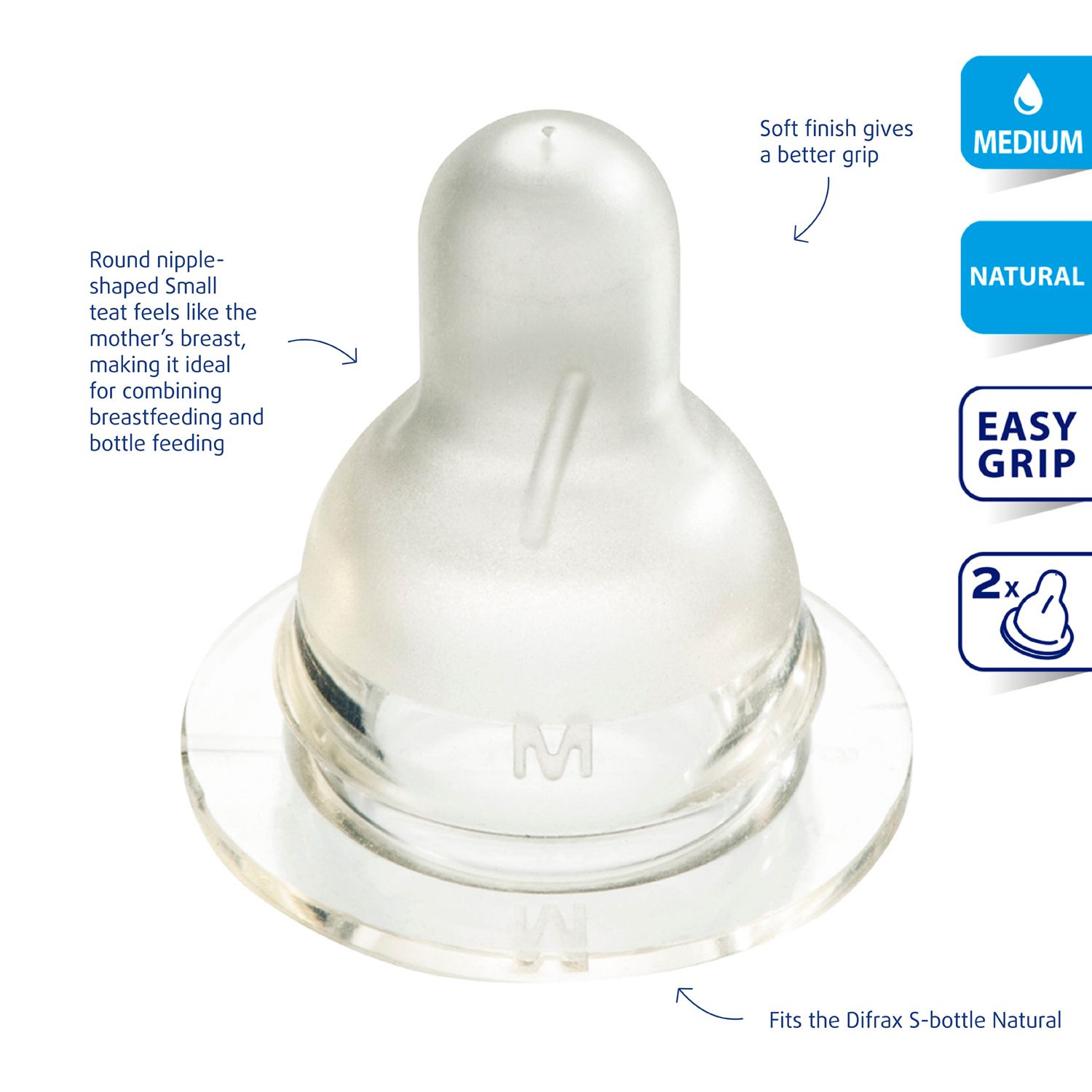 Difrax pelatútta medium 2 stk. (1)